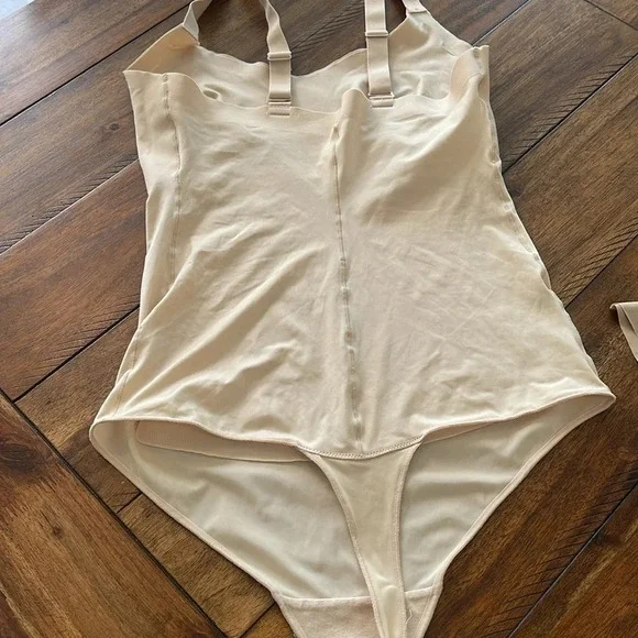 Maidenform bundle Shapewear black nude XL 2XL open bust intimates bodysuit faja - Picture 6 of 16